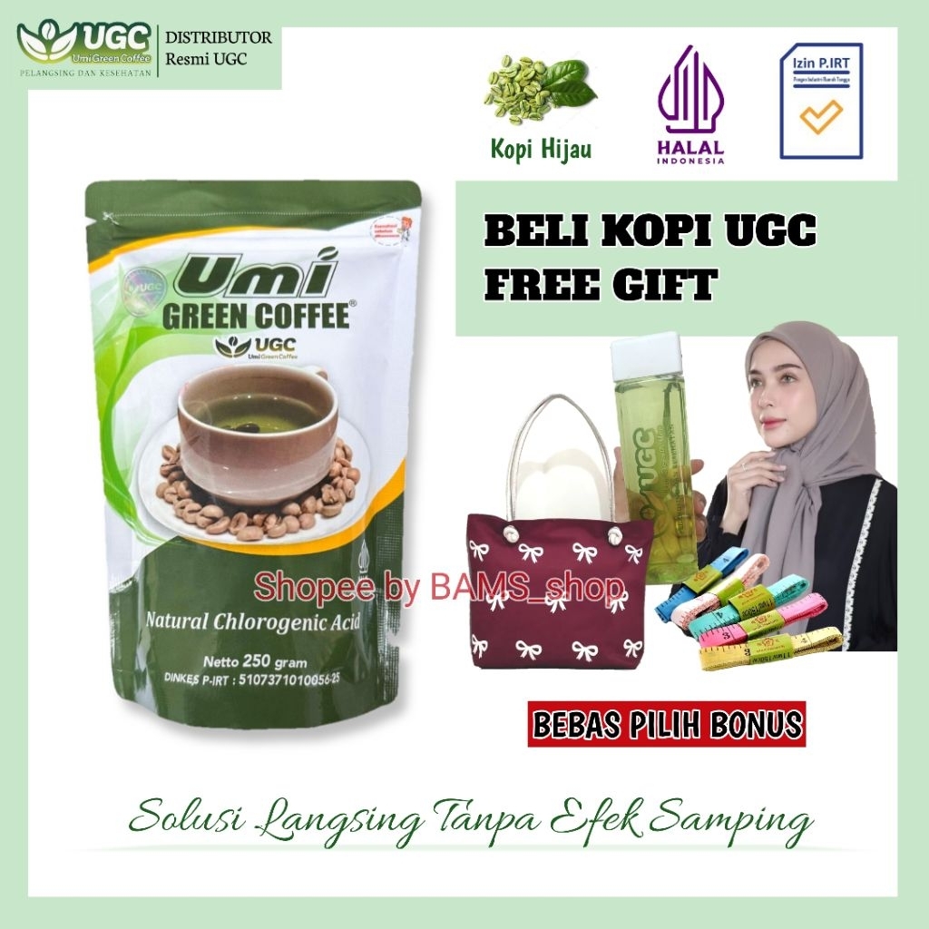 

Umi Green Coffee Original Herbal Berat 250 gram Tanpa Efek Samping