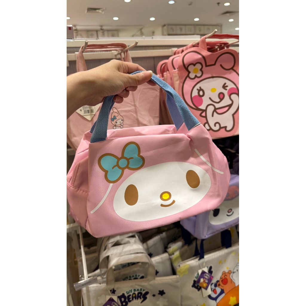 Tas Thermal, Lunch Bag Miniso x Sanrio My Melody, Kuromi