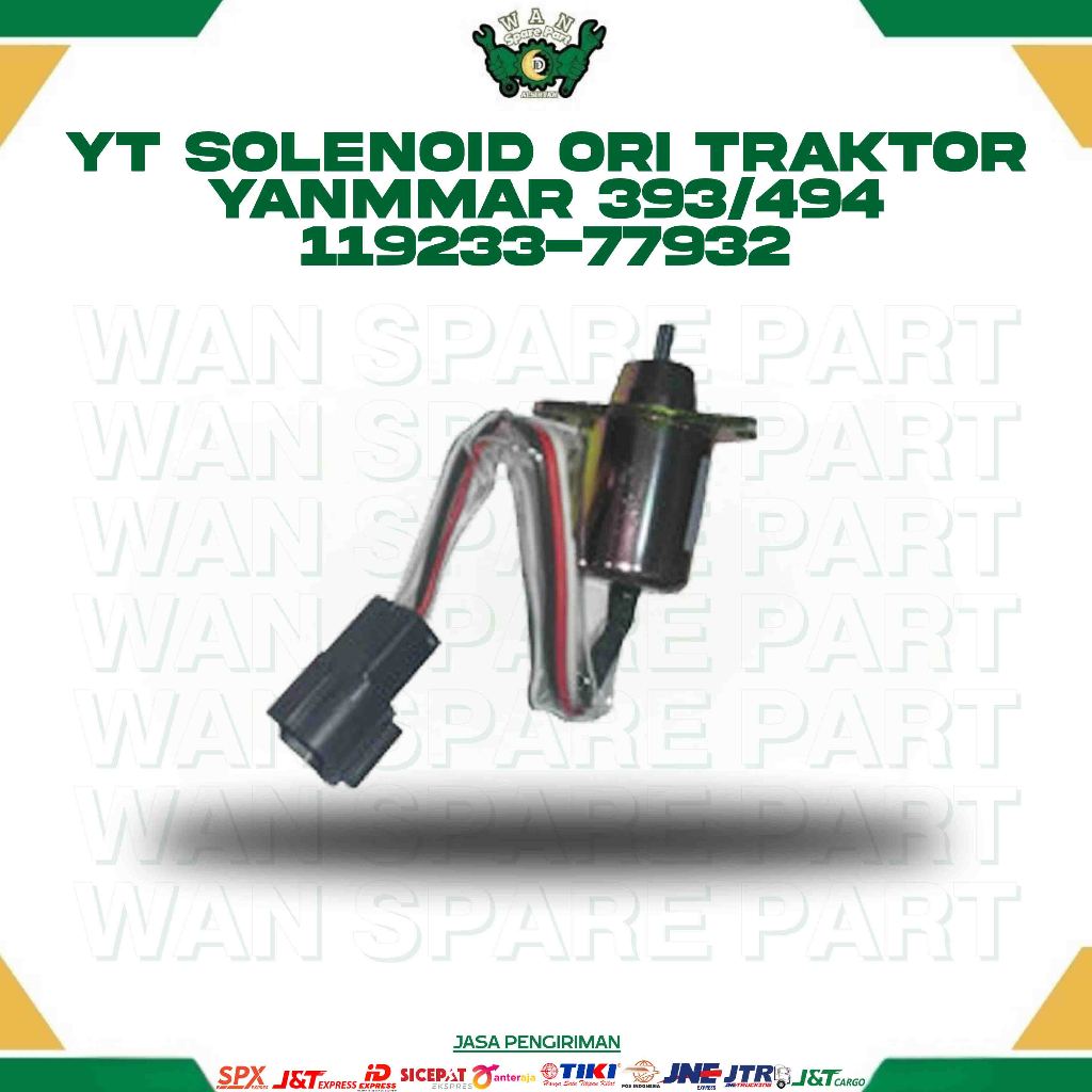 YT SOLENOID ORI TRAKTOR YANMMAR 393/494 119233-77932  for TRAKTOR 4RODA WAN SPAREPART