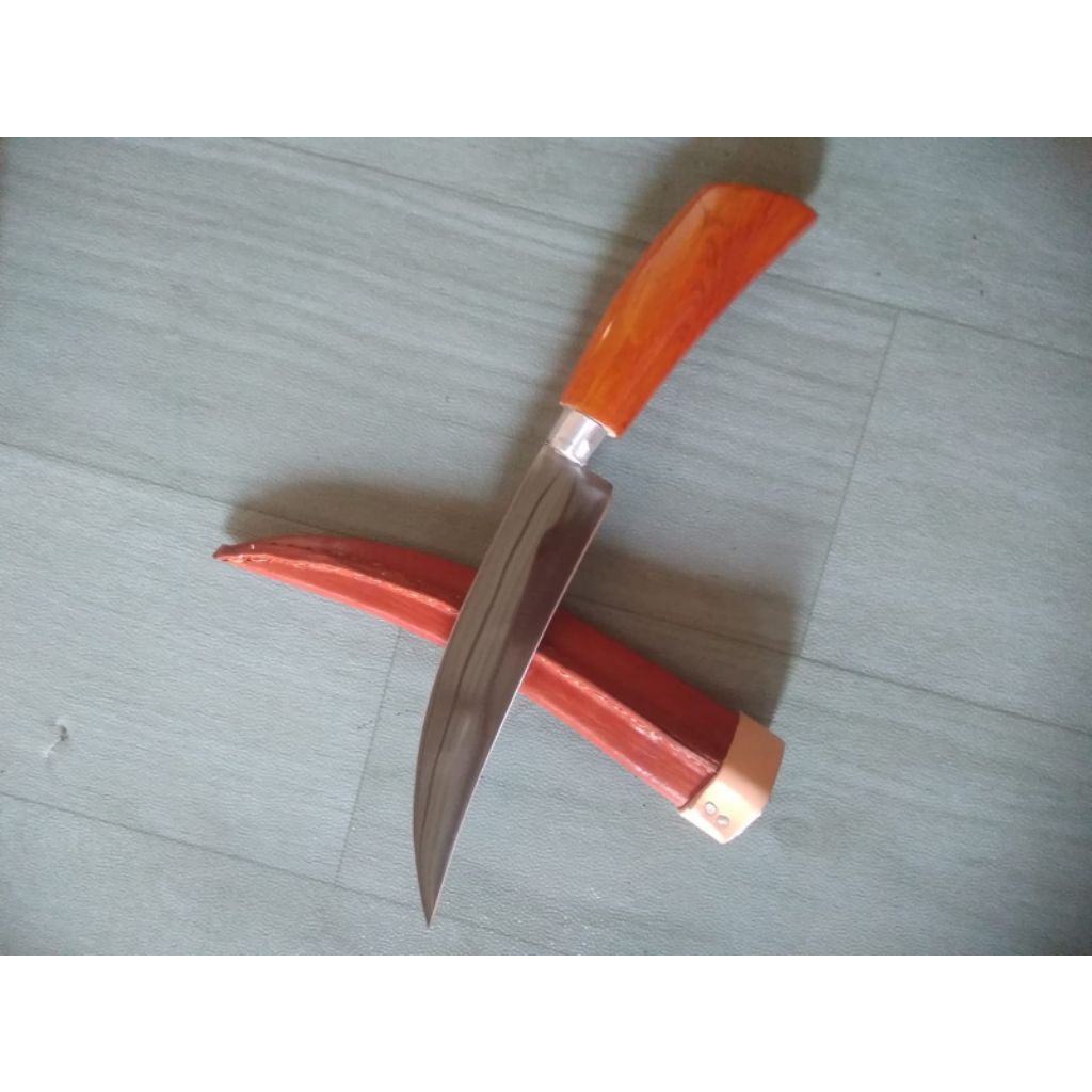 pisau baja asli super tajam anti karat