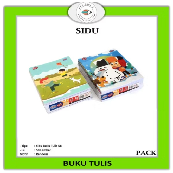 

1 Pack Buku Sidu isi 58 Lembar isi 10 buku Murah