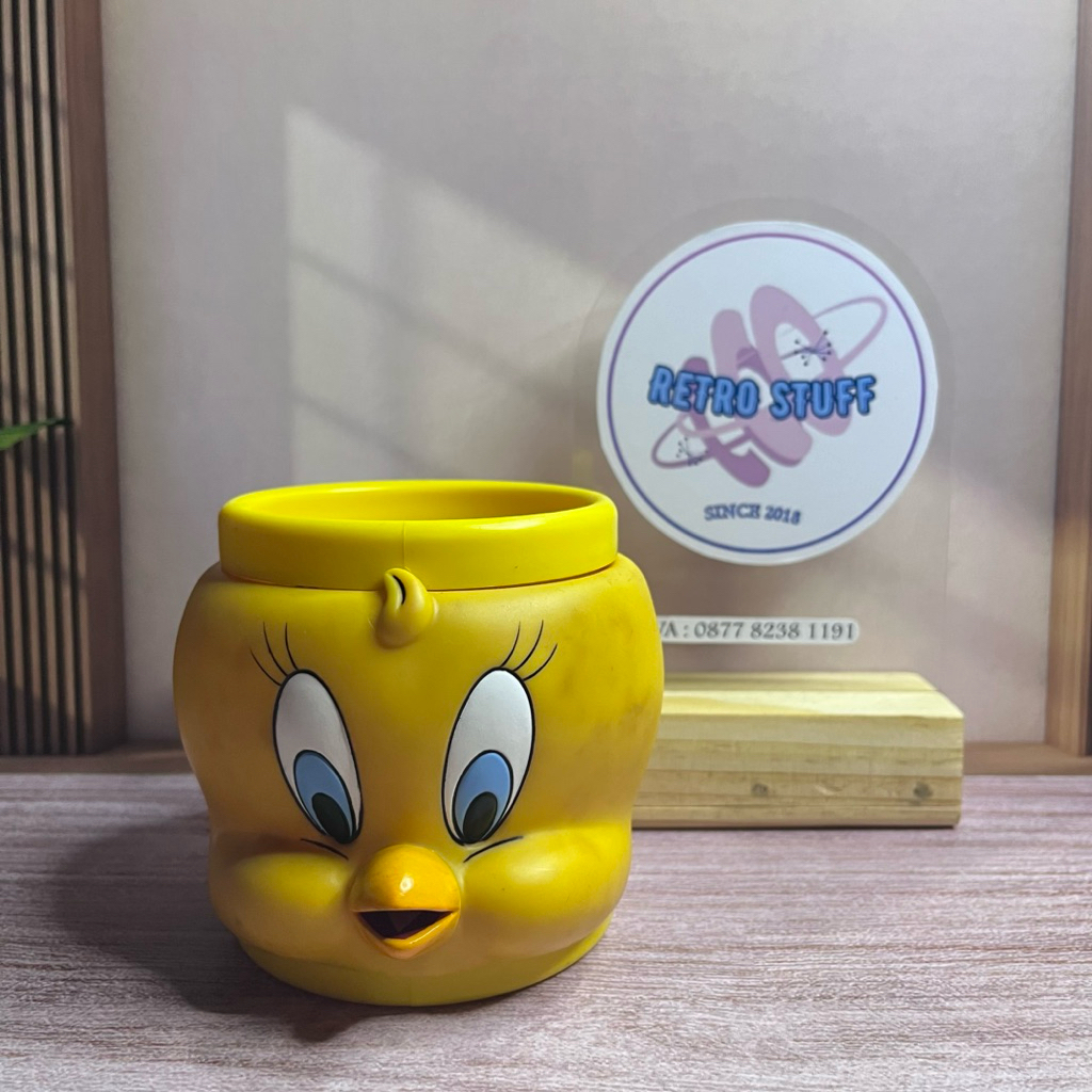 Mug Vintage Tweety 1992 Looney Tunes Rare Made in Hongkong