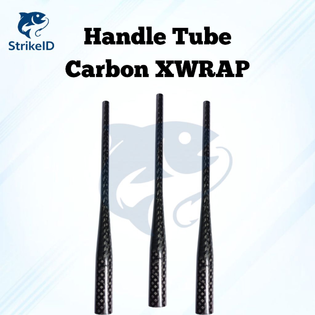 Handle Tube Carbon XWRAP – Gagang Joran Pancing Full Carbon Premium