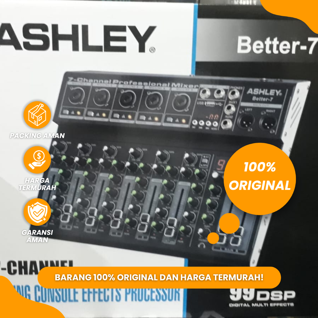 Mixer Ashley Better 7 Mixer 7 Channel Ashley Better 7 Original