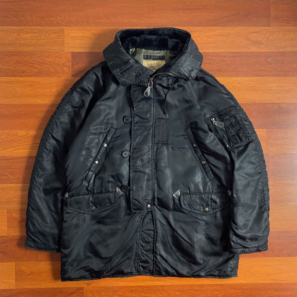 Avirex N3B parka military jacket ( L - XL ) pria