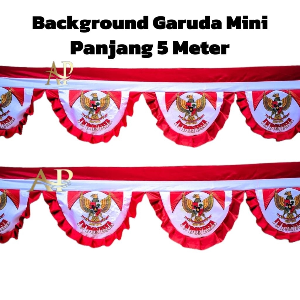 Bendera Umbul-Umbul (backdrop) mini 5 meter