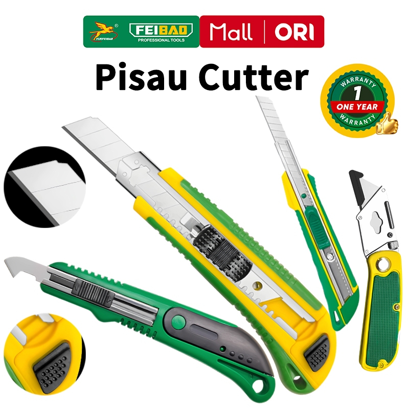 

Feibao Pisau Cutter Serbaguna pemotong 150mm x 25/30/35/40/45mm Ukuran lengkap Betis Aluminium