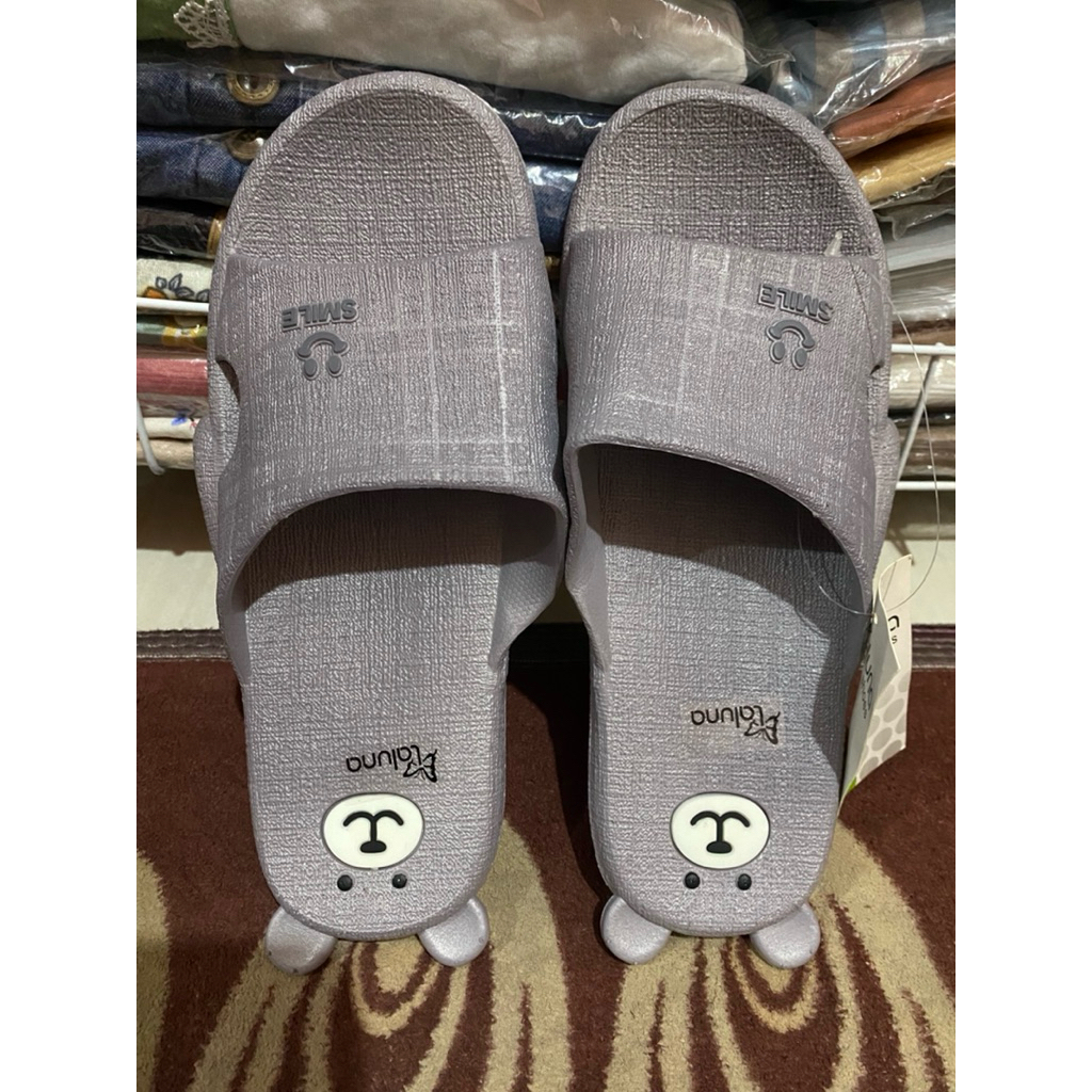 Sandal Wanita Jelly Laluna Grey