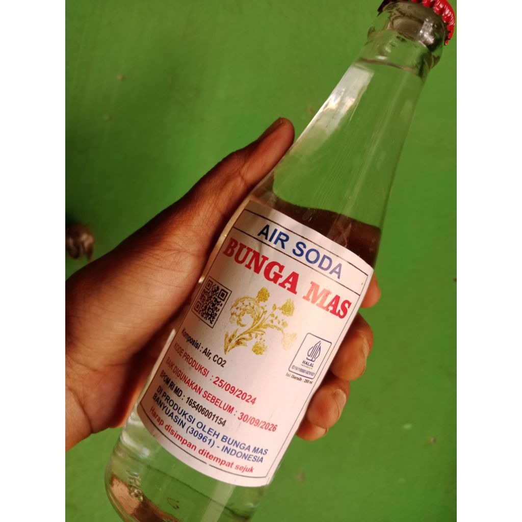 Air Soda // soda tawar//soda water bunga mas