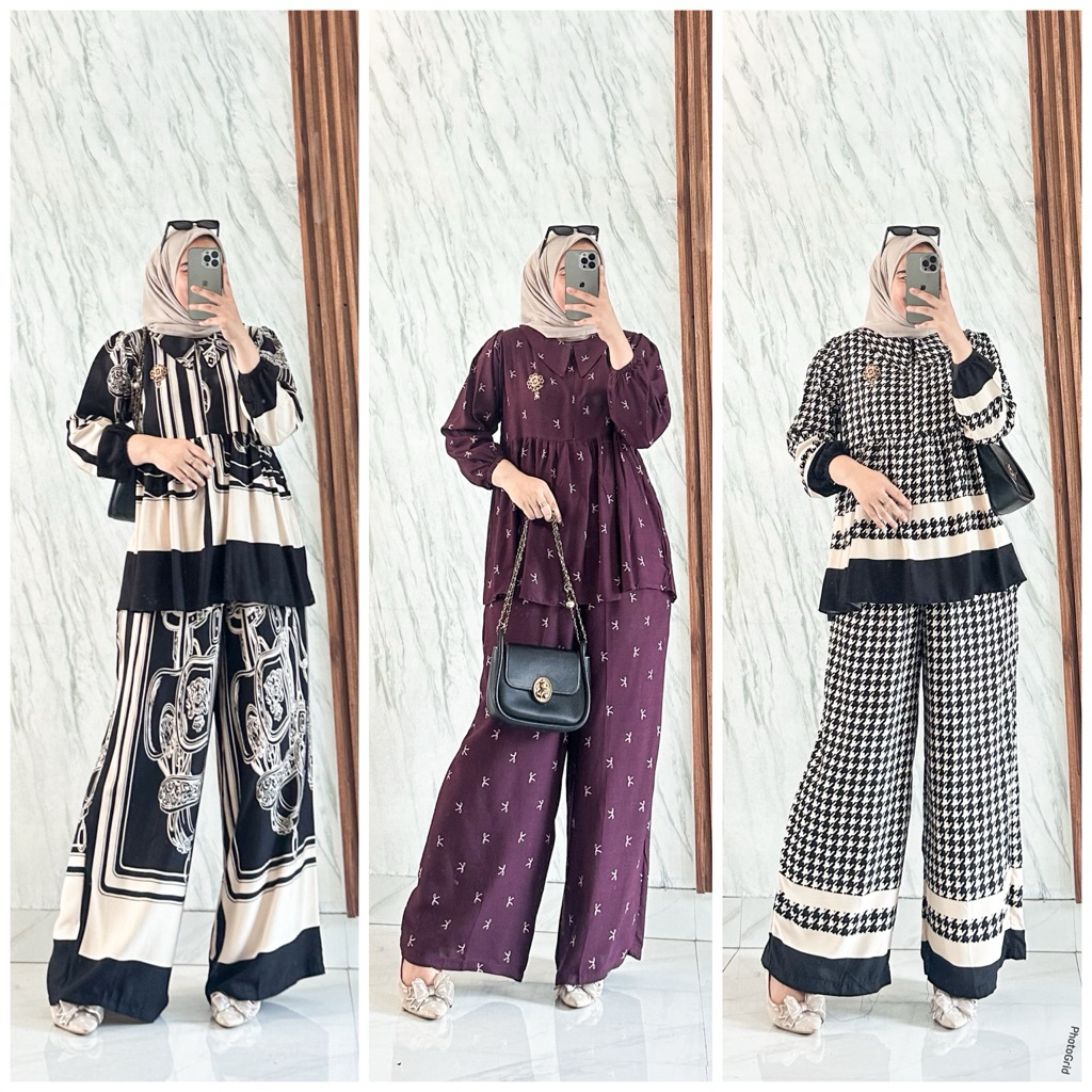 Setcel rayon terbaru - Setcel rayon busui - Setcel rayon motif