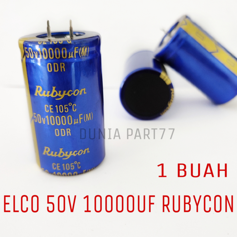 Elco 50V 10000UF Rubycon Elko Rubycon 50 Volt