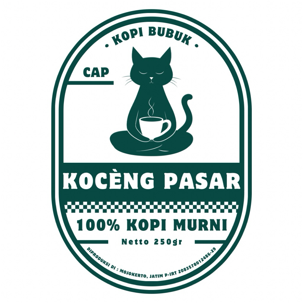 

Kopi Bubuk Robusta, Kopi Bubuk Cap Kocèng Pasar, Kopi Untuk Warkop/Giras dll. 250gr - 500gr