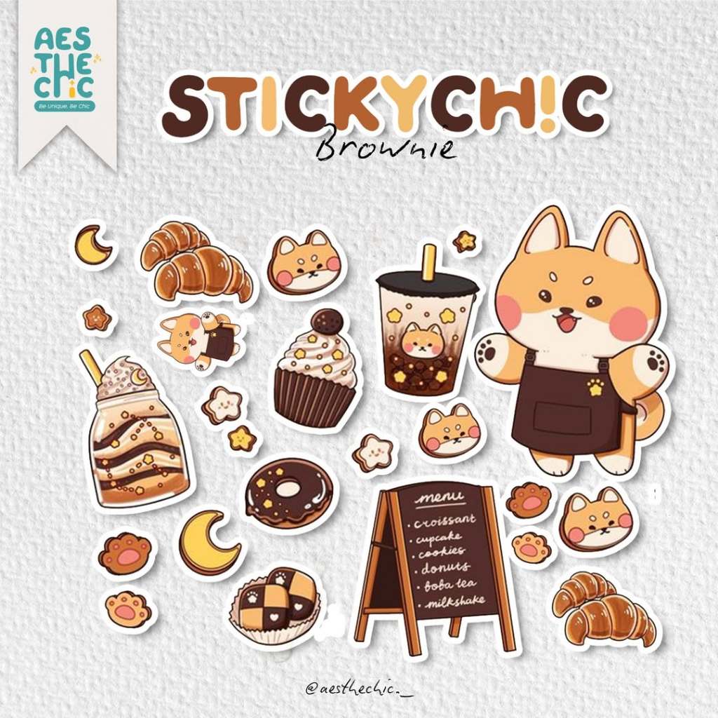 

Bear Stiker pack Cute Sticker Laminasi Aesthechic