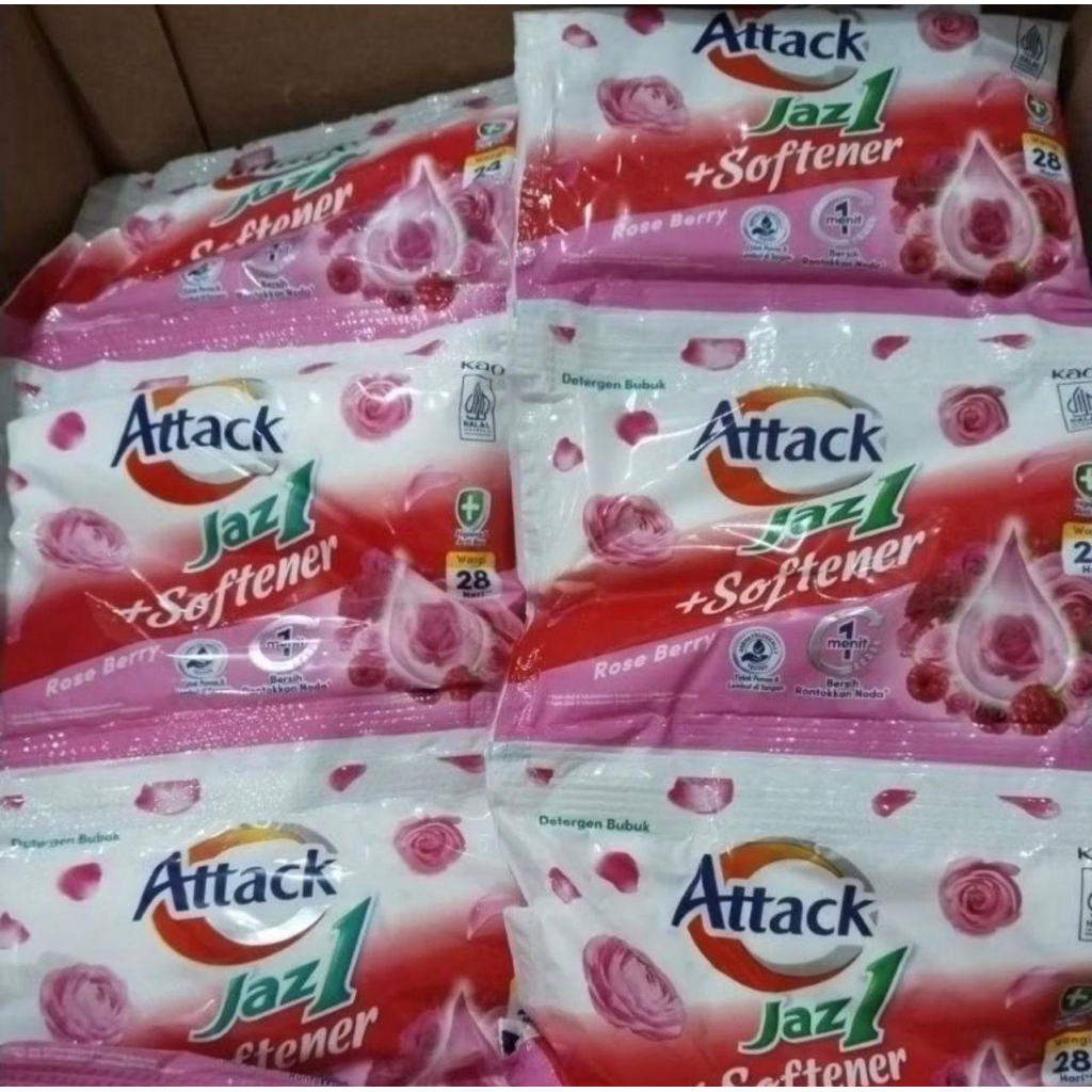 Attack Jaz1 Softener Roseberry 40gr/ Roseblossom45gr/FreshLily 45gr