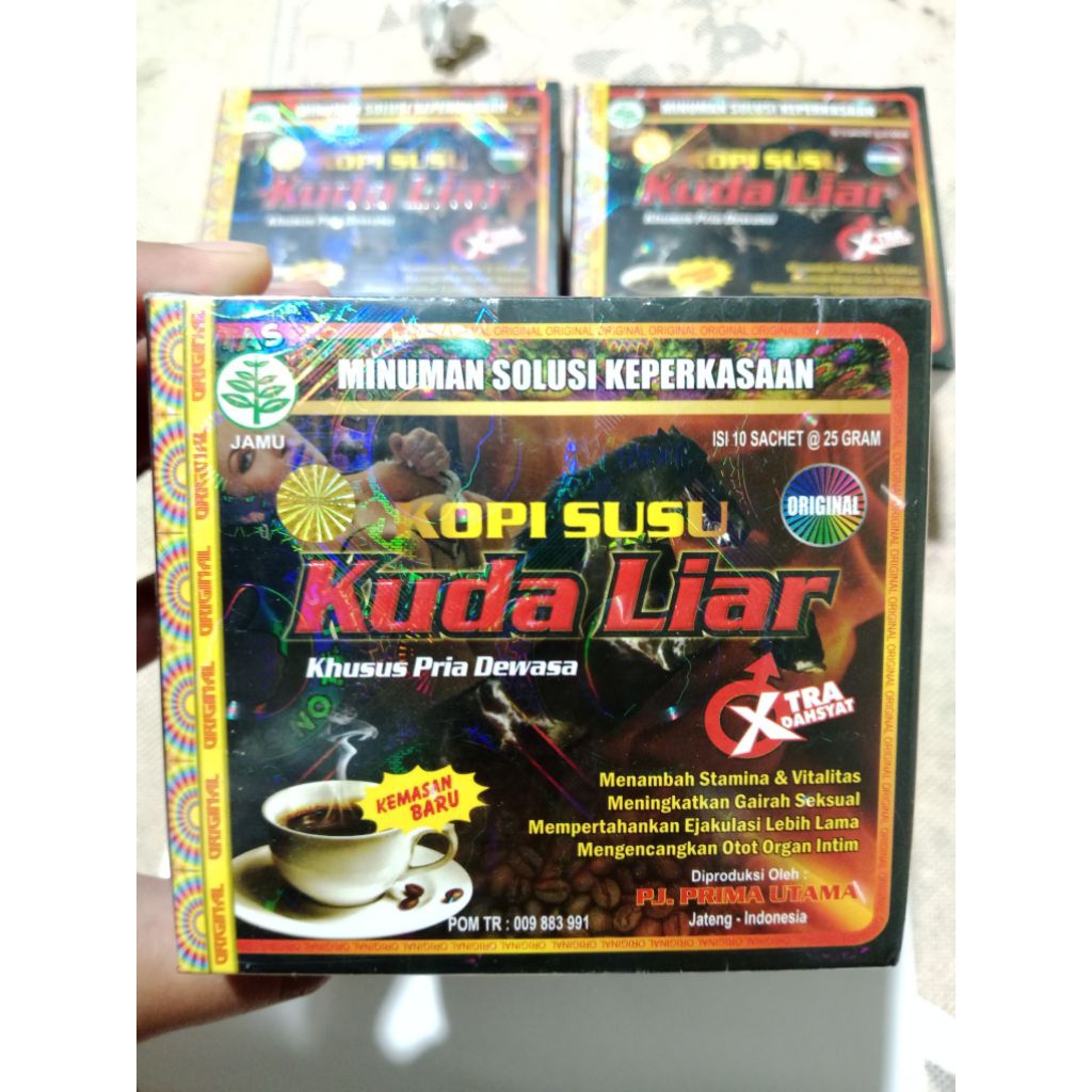 

kopi susu kuda liar isi 10 saset