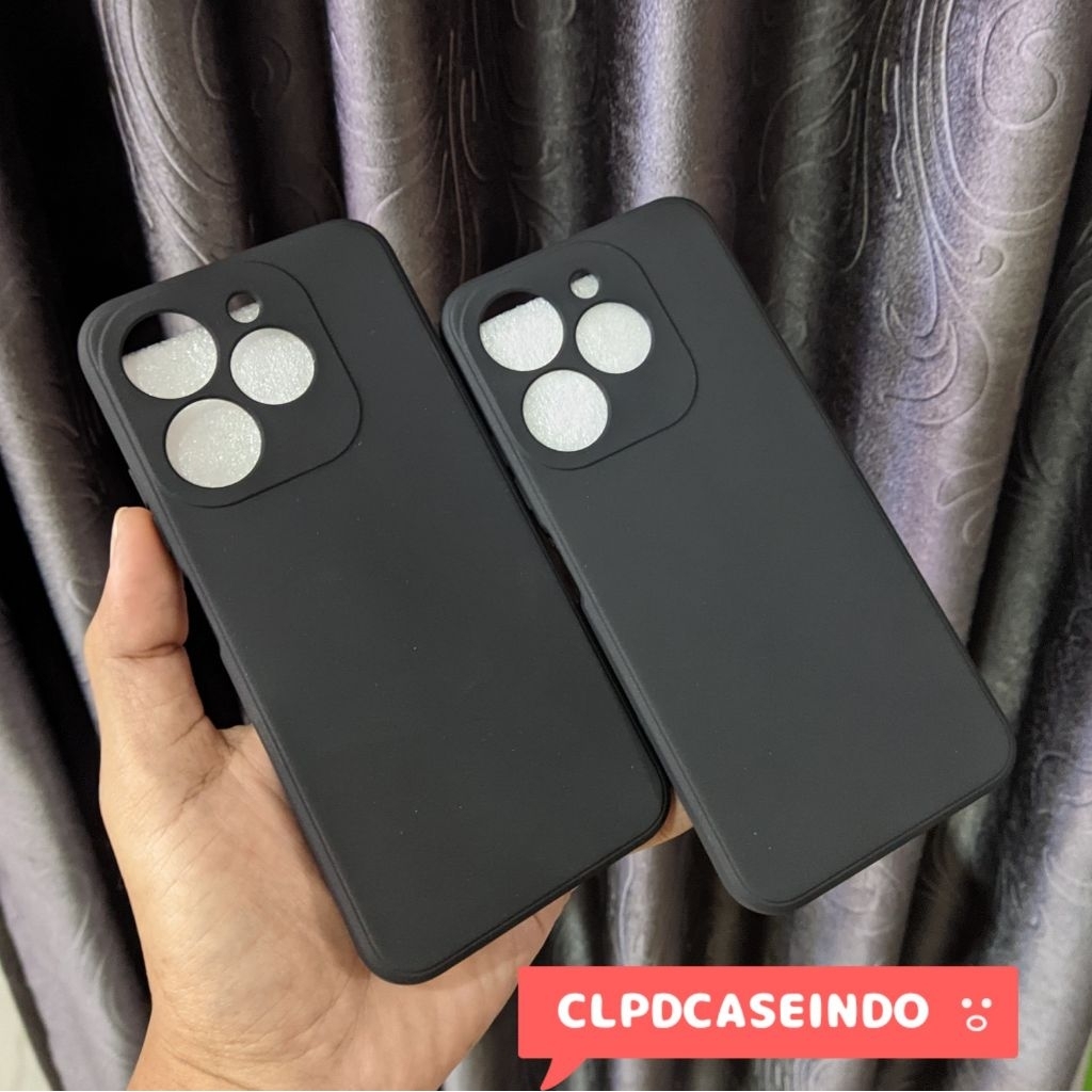 Soft Case Itel A80 A671L Hitam Matte SlimCase