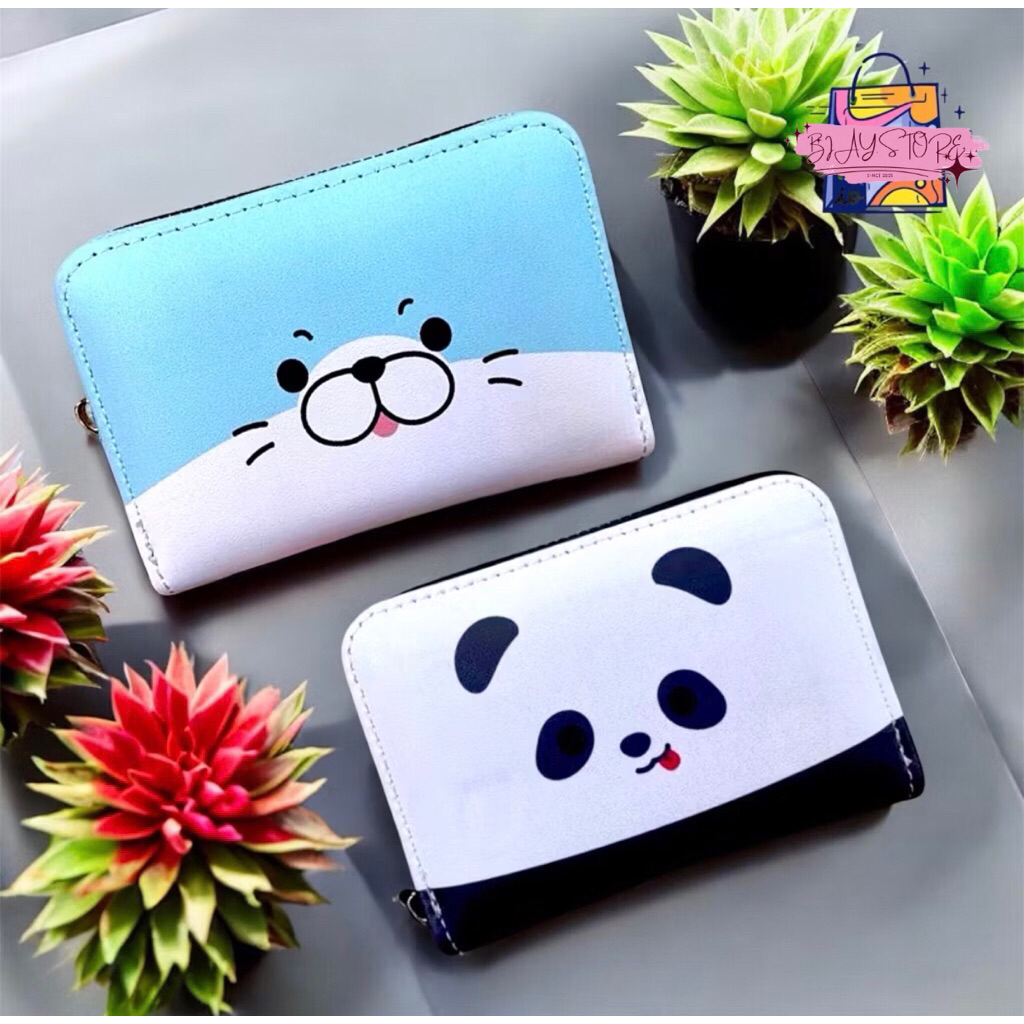 MINISO ANIMAL FACES COIN PURSE DOMPET KOIN KECIL LUCU