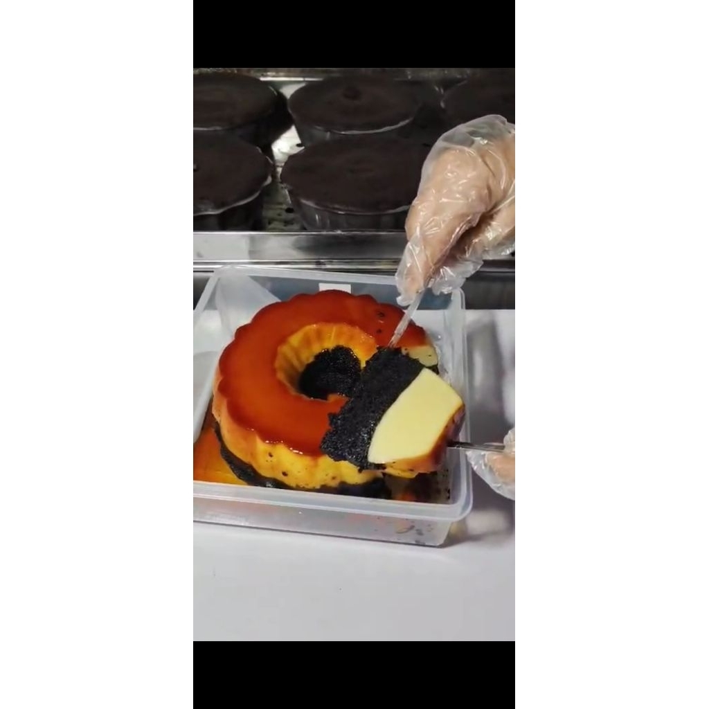 

CARAMEL CHESSE BRONIES KETAN HITAM