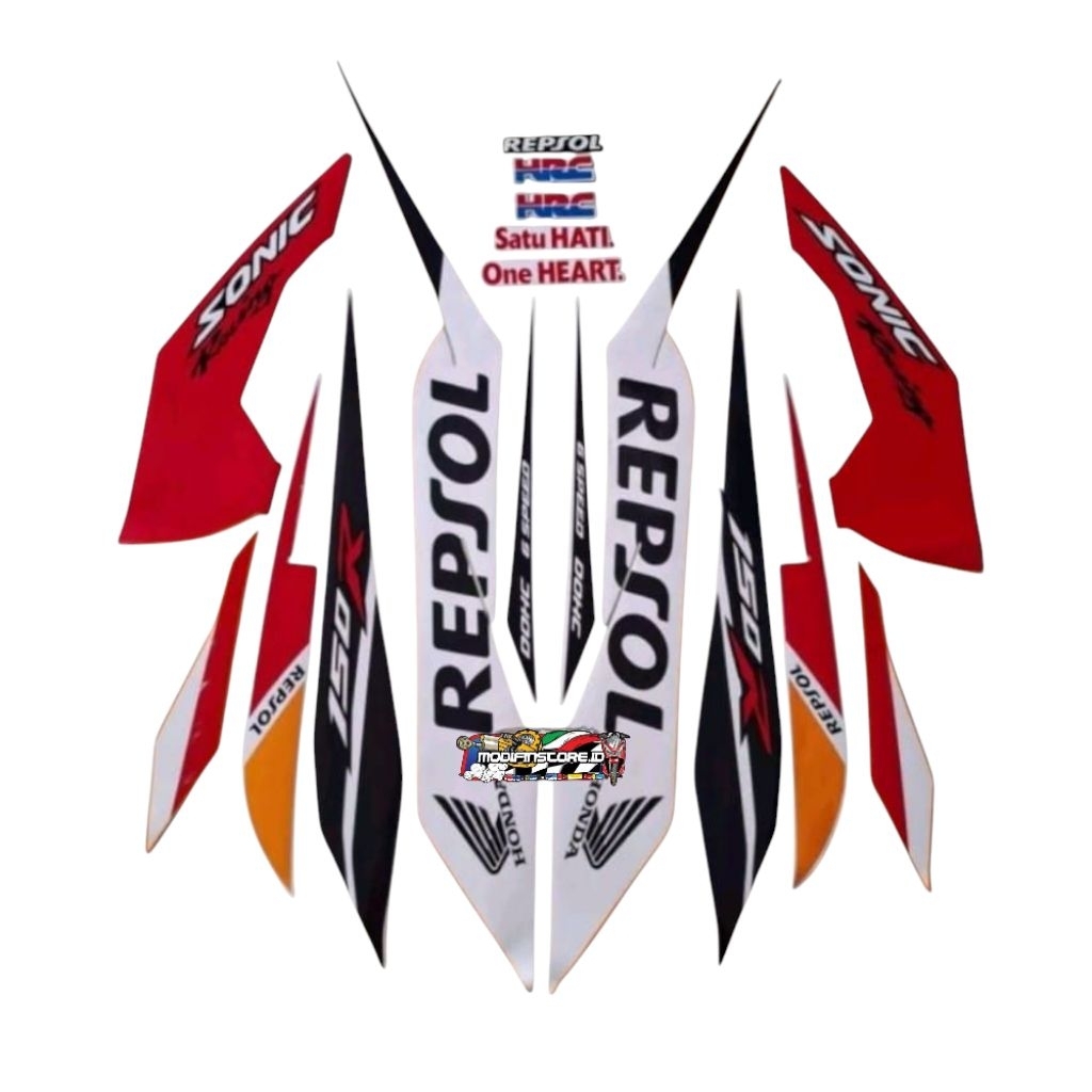 Striping honda sonic 150 rs1015 2016 repsol