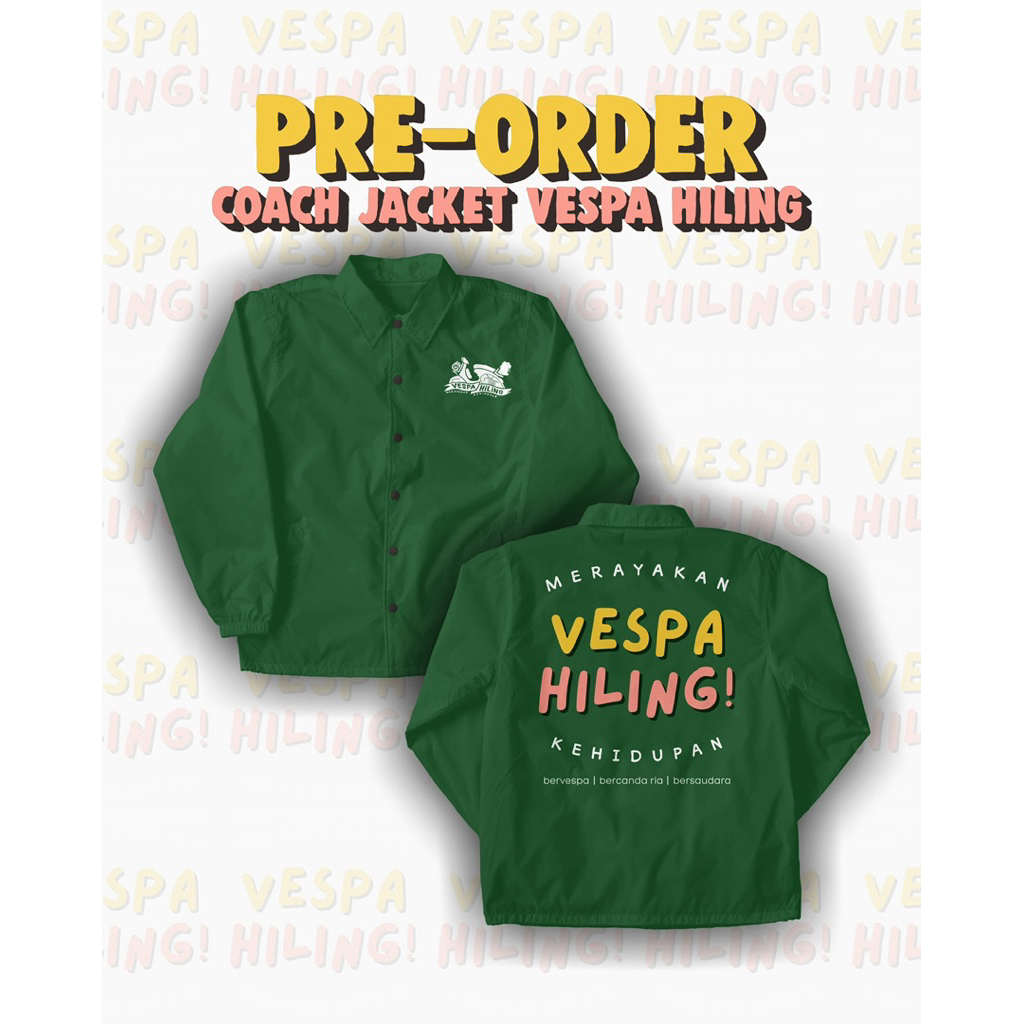 Coach Jacket Vespa Hiling Indonesia