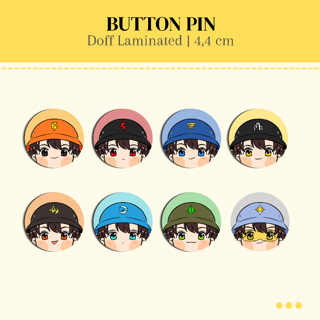 [BOBOIBOY FANMERCH] Pin Boboiboy Elemental by A_synih