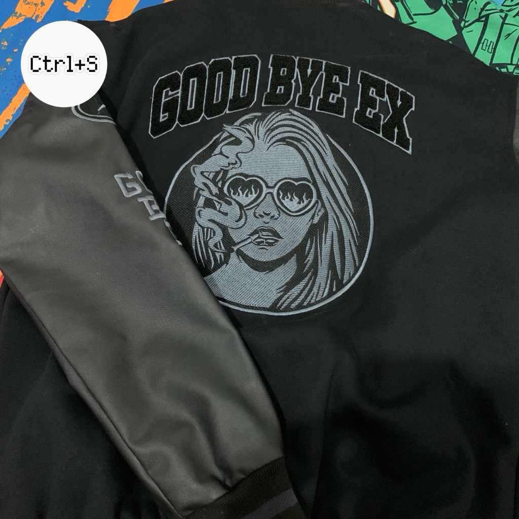 Jaket Varsity Good Bye ex
