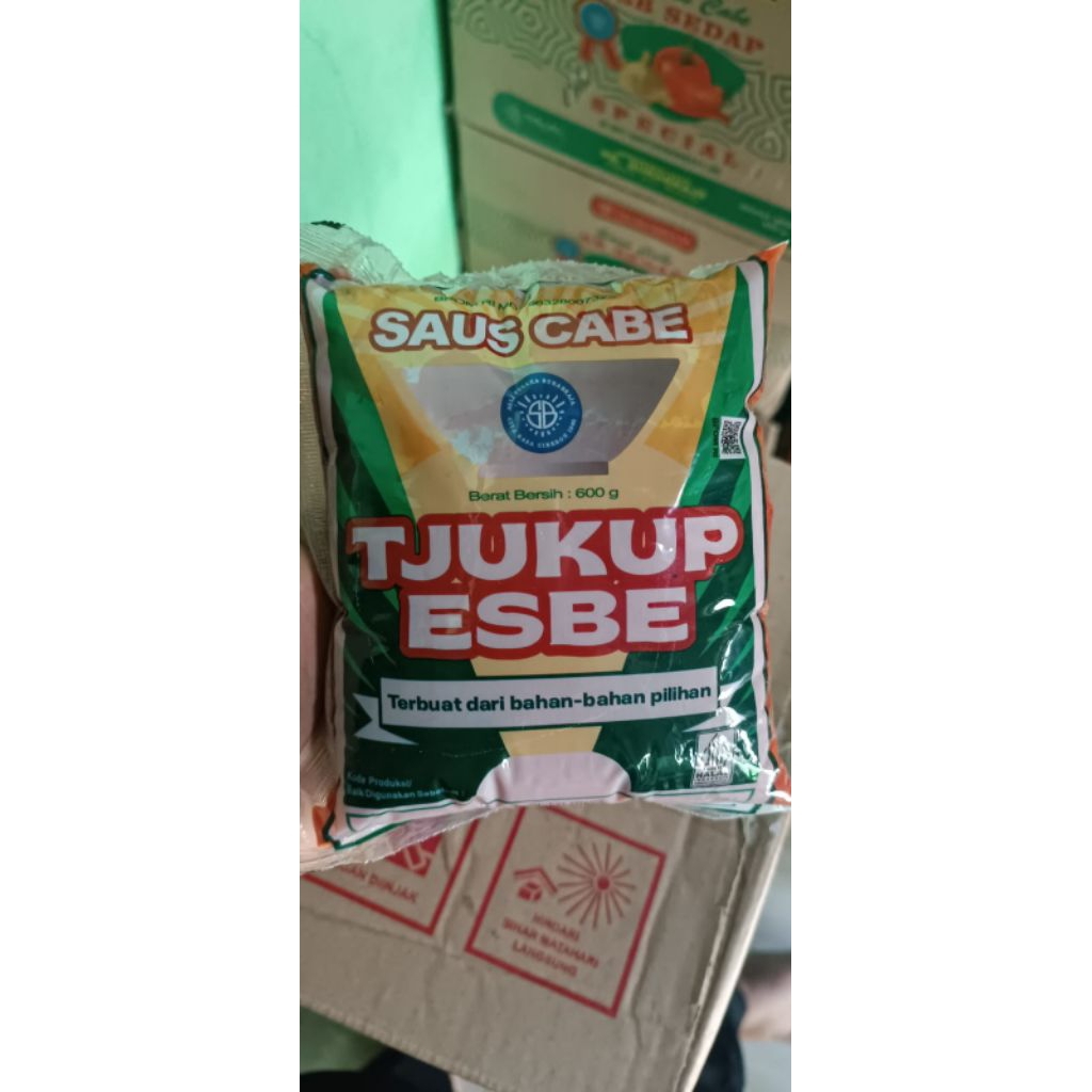 

Saos TJUKUP ESBE asli pita biru 600g