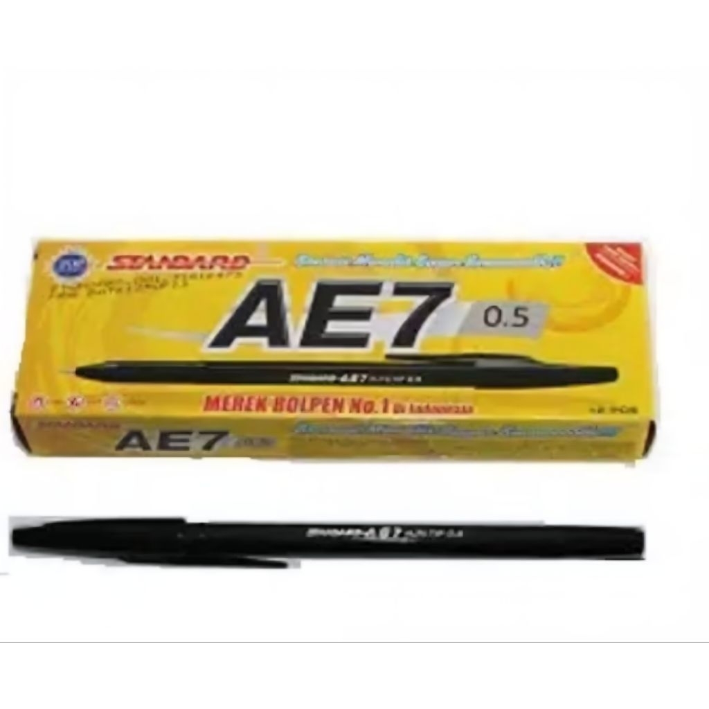 

Pulpen Standard AE7 0.5 Hitam satuan
