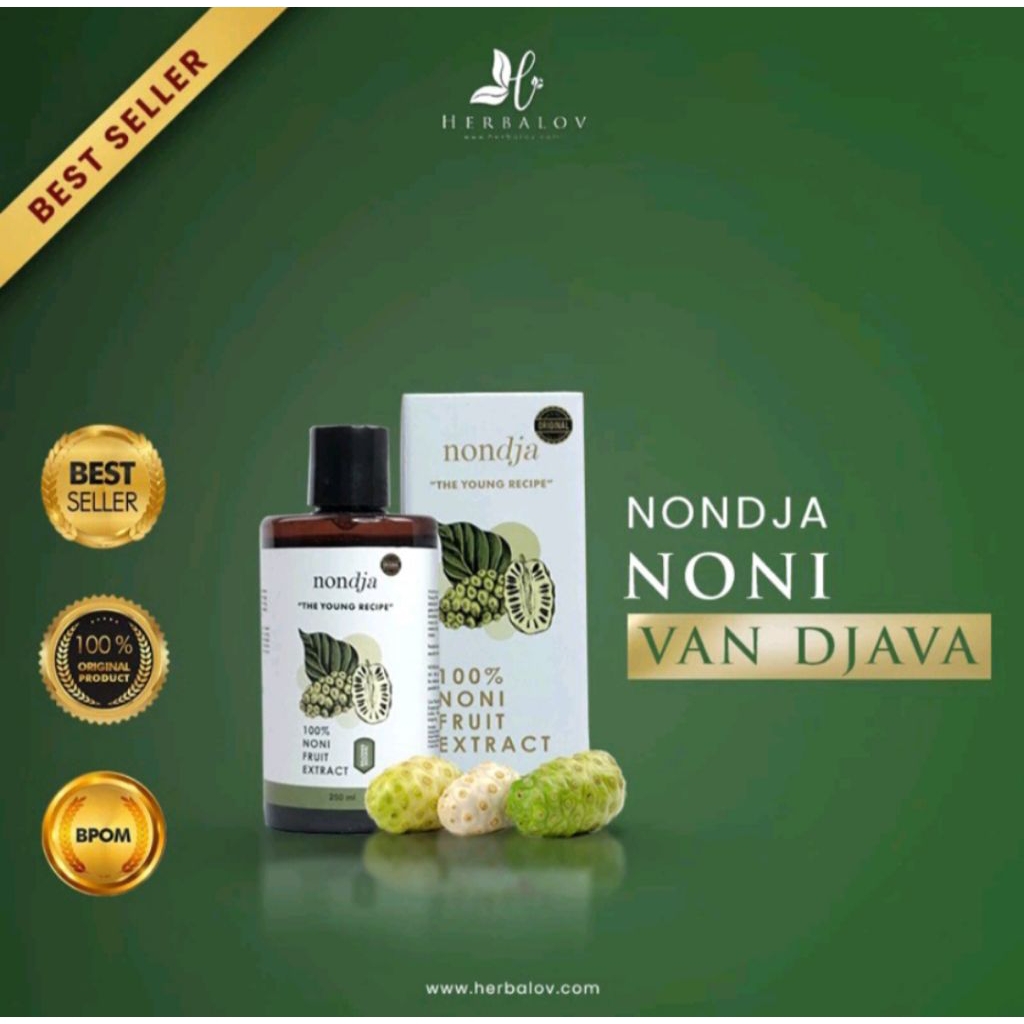 

NONDJA HERBALOV HERBAMOUR - MINUMAN EKSTRAK BUAH NONI / EKSTRAK BUAH MENGKUDU / SARI BUAH NONI / MINUMAN EXTRACT BUAH MENGKUDU UNTUK KECANTIKAN DAN PERAWATAN KESEHATAN KULIT, INSOMNIA DAN MENINGKATKAN IMUN TUBUH