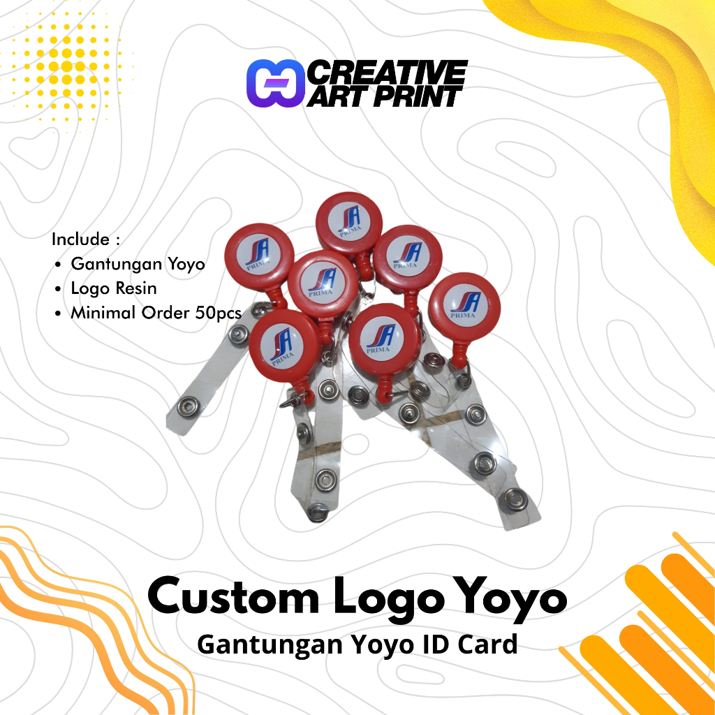 

Cutom Logo Yoyo Gantungan Name Tag