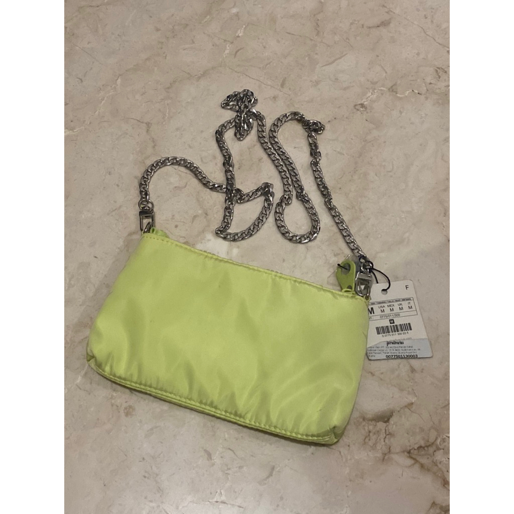 Tas Stradivarius (sling bag)  Neon - Stradivarius 100% Brand Original