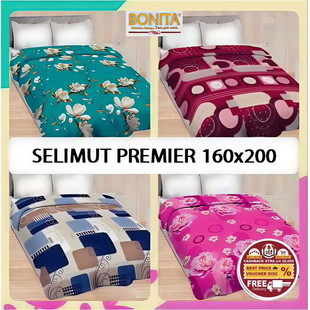 SELIMUT BONITA PREMIER 160x200  / SELIMUT BONITA 160x200  LEMBUT - MURAH