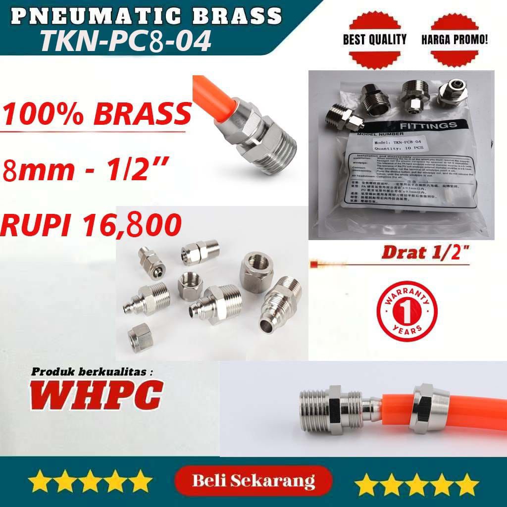 FITTING METAL PNEUMATIK LURUS DRAT LUAR MALE - MPC