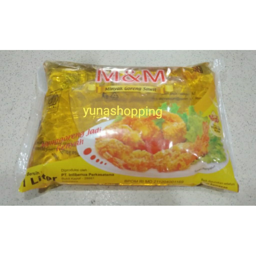 

Minyak goreng sawit M&M 1 liter