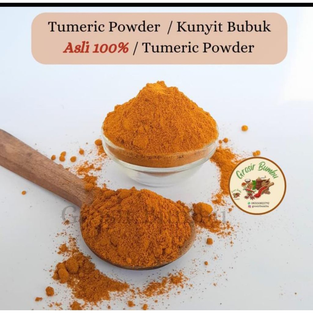 

tumeric powder 25gr/kunyit bubuk /asli 100%
