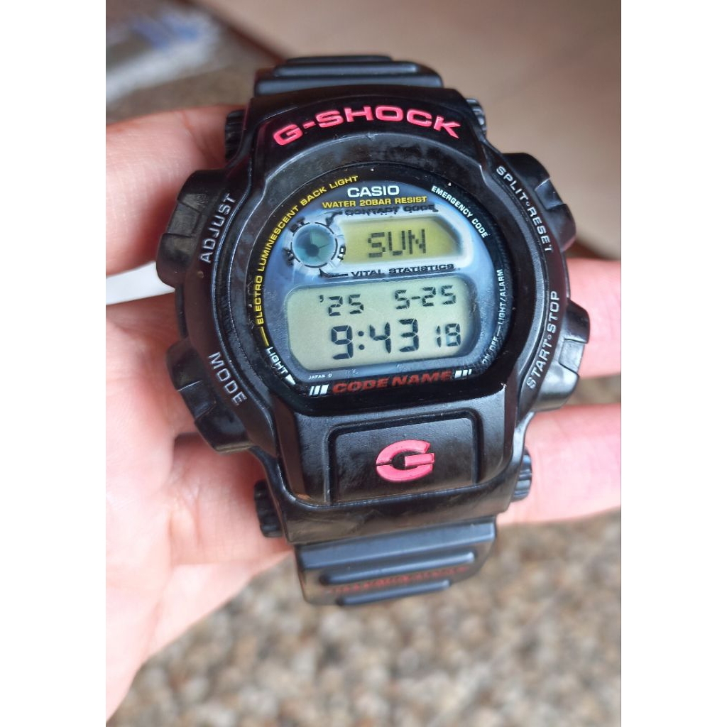 Casio G-Shock DW-8500 Codename Second/Bekas/Preloved