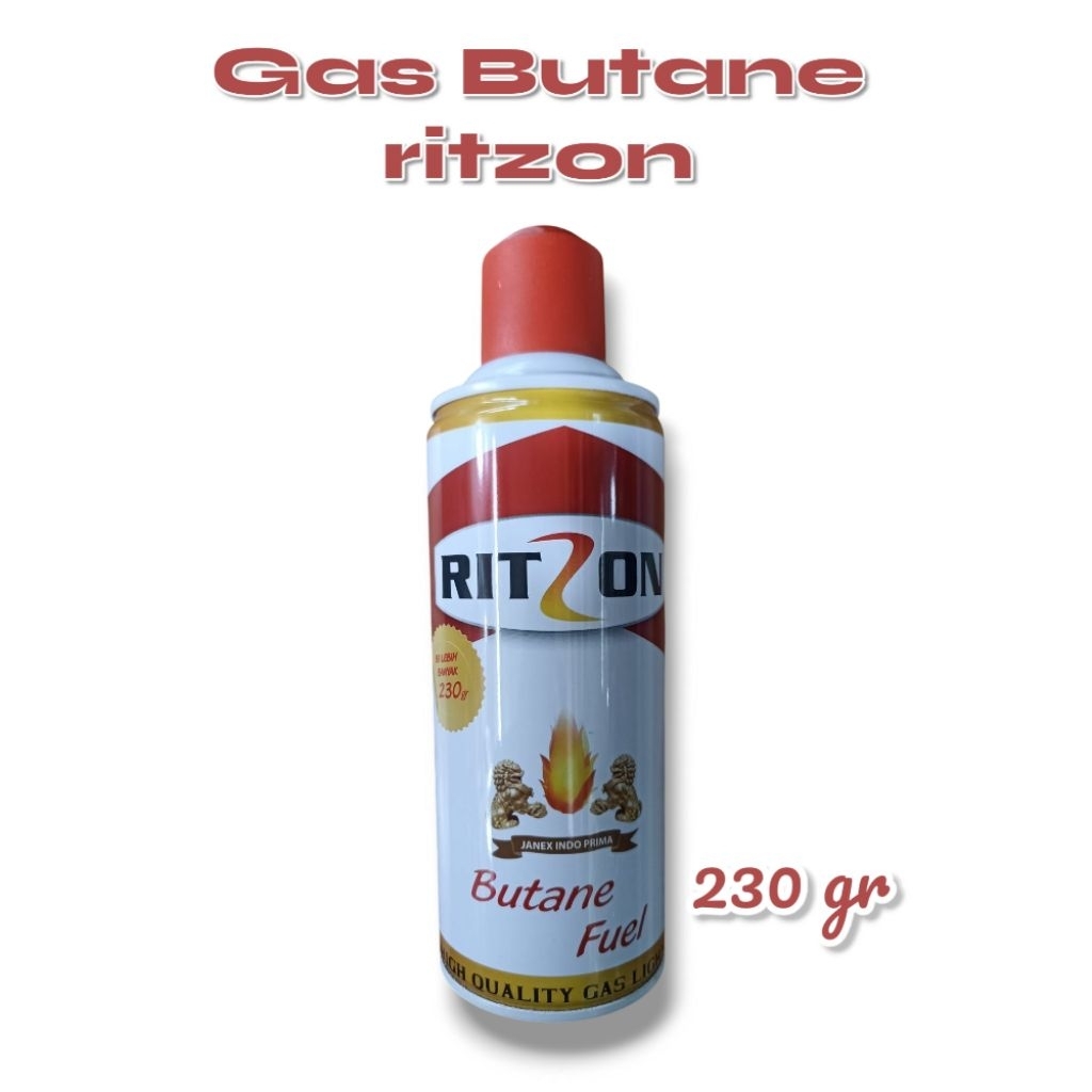 RITZON Butane Fuel – Gas Kaleng/ Gas Isi Ulang Korek Api Isi 230g