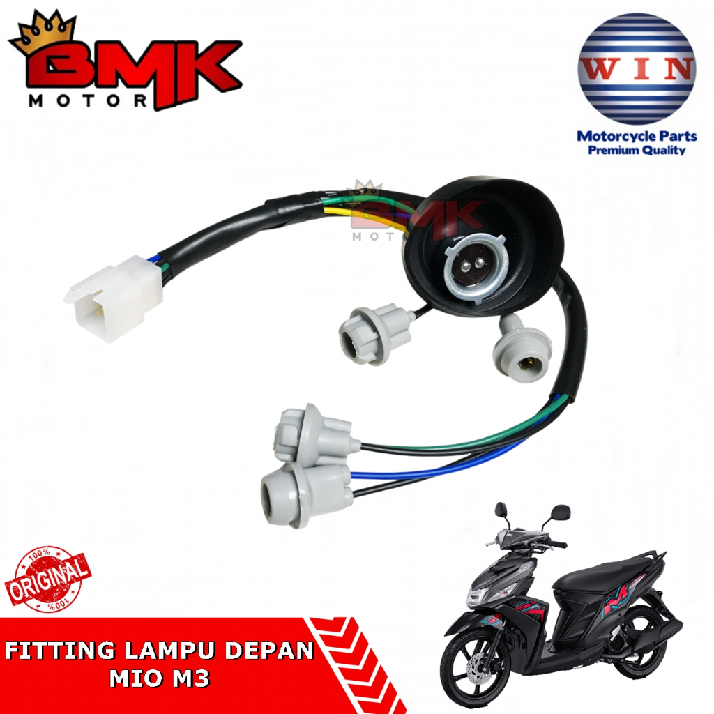 Win Cob Fitting Fiting Lampu Depan Mio M3 Z 2Ph 2014 2015 2016 2017 2018 2019 2020 2021Piting Soket