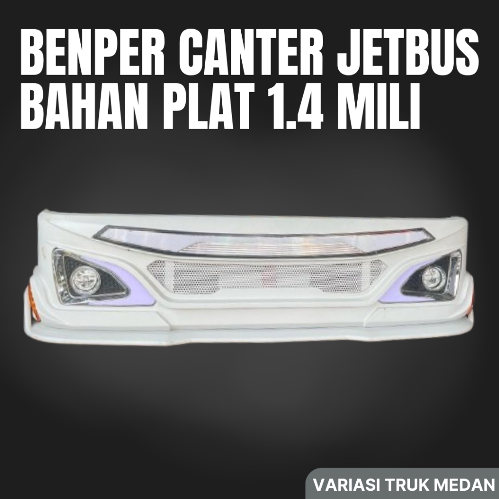 BEMPER JETBUS 3 TRUCK CANTER BAHAN PLAT