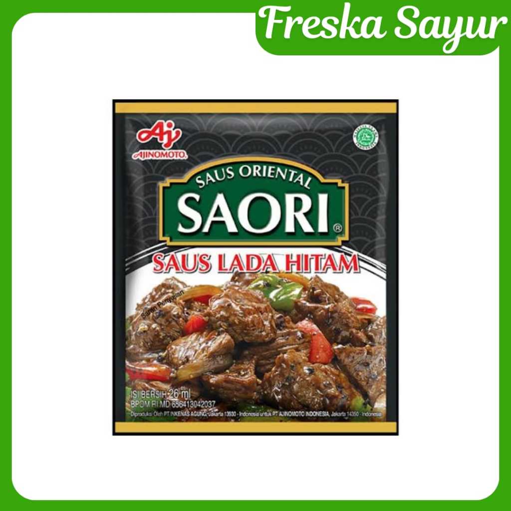 

Saori Saus Lada Hitam 1 Sachet