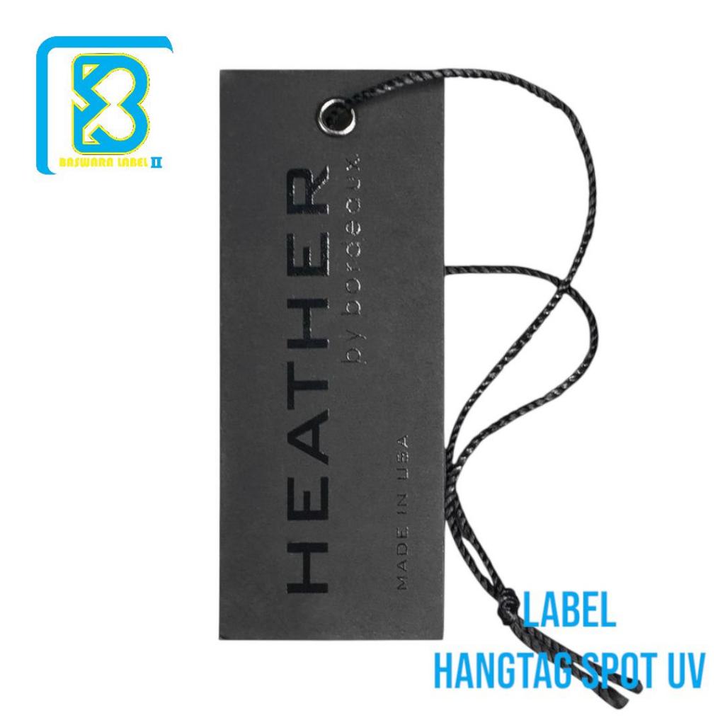 

Label Hangtag Ivory 700gsm/ Spot UV+Tali