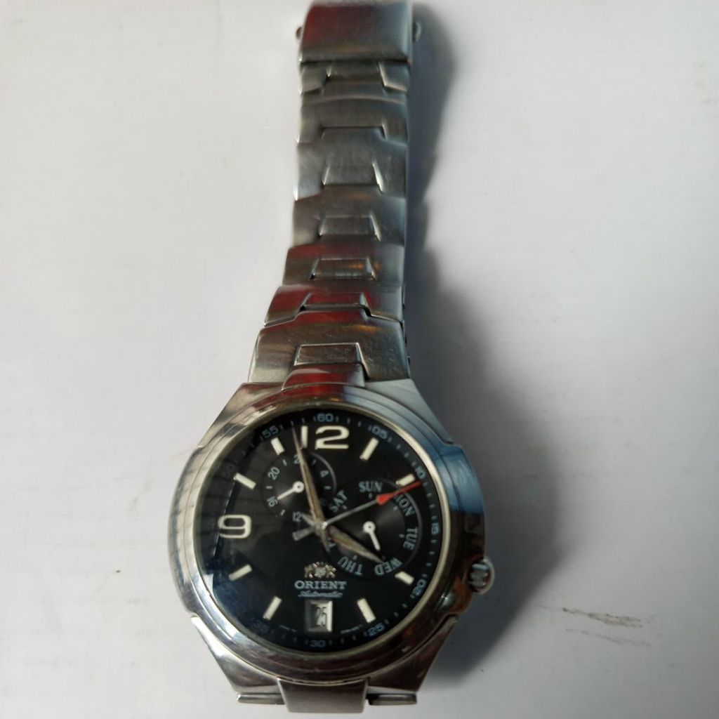 jam tangan orient otomatis multifungsi full original bekas
