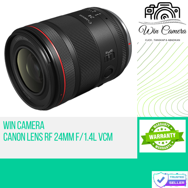 Canon RF 24mm f1.4 L VCM Lens Canon RF 24 mm f/1.4 L VCM RF24mm f/1.4L Garansi Resmi