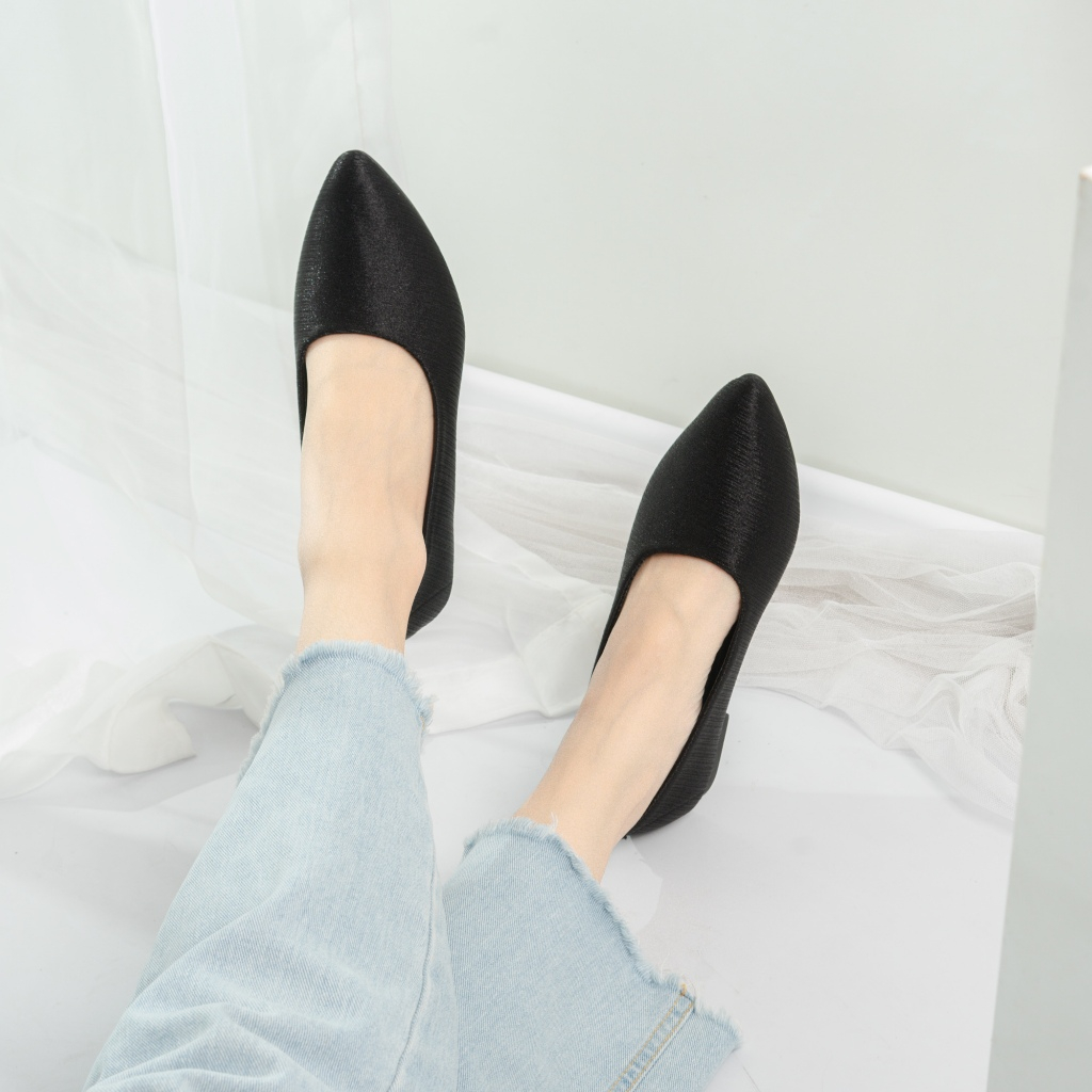 Holic Sepatu Wanita Flatshoes Sepatu Kerja Polos Bn 01