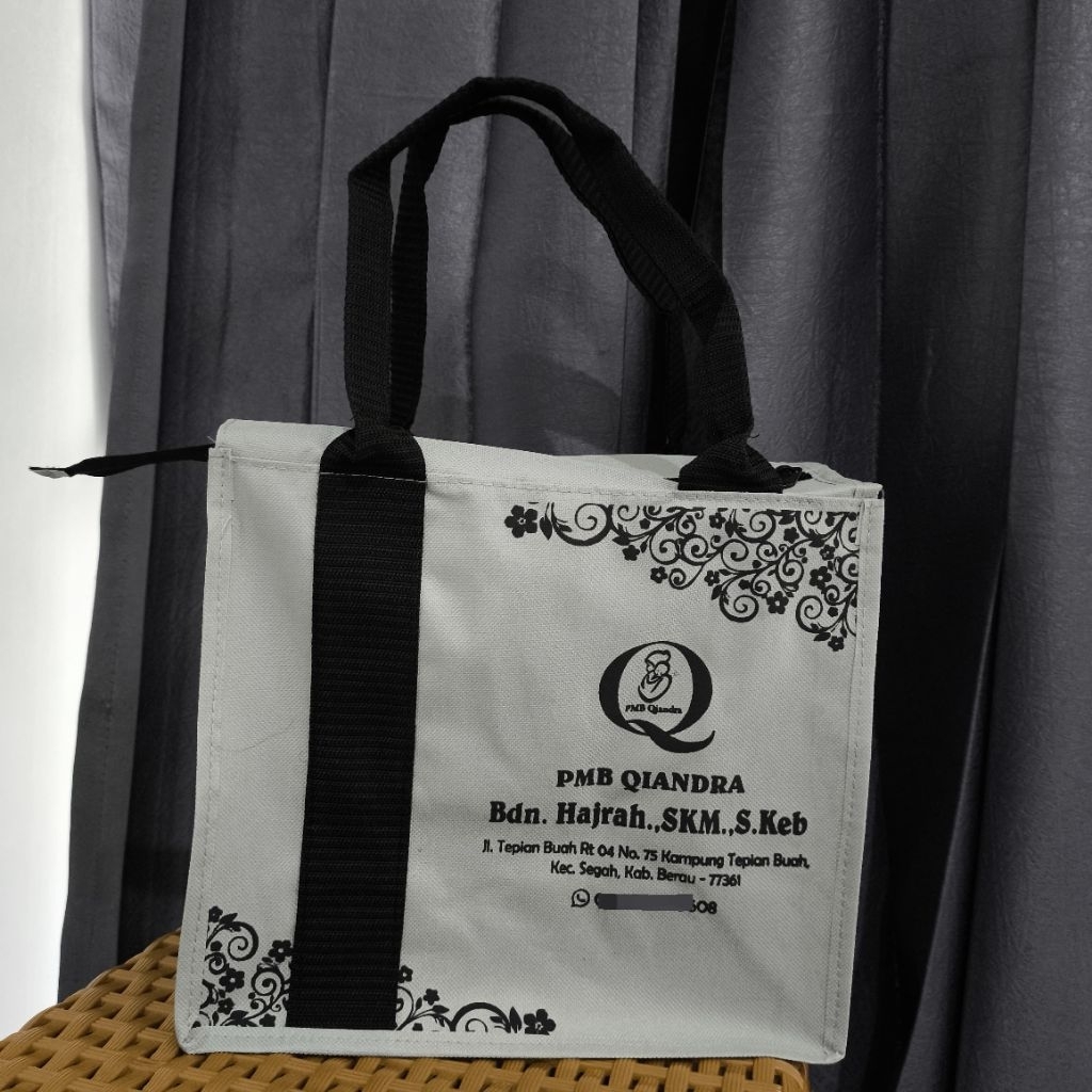 

Totebag Bidan/Hampers Klinik/Tas Bersalin/Tas Promosi Klinik