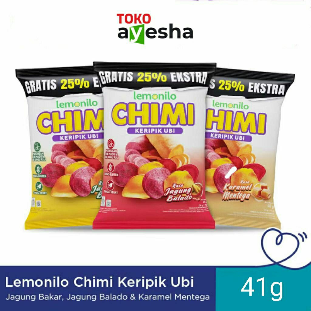 

Chimi Keripik Ubi 41 gr - 3 Varian Rasa