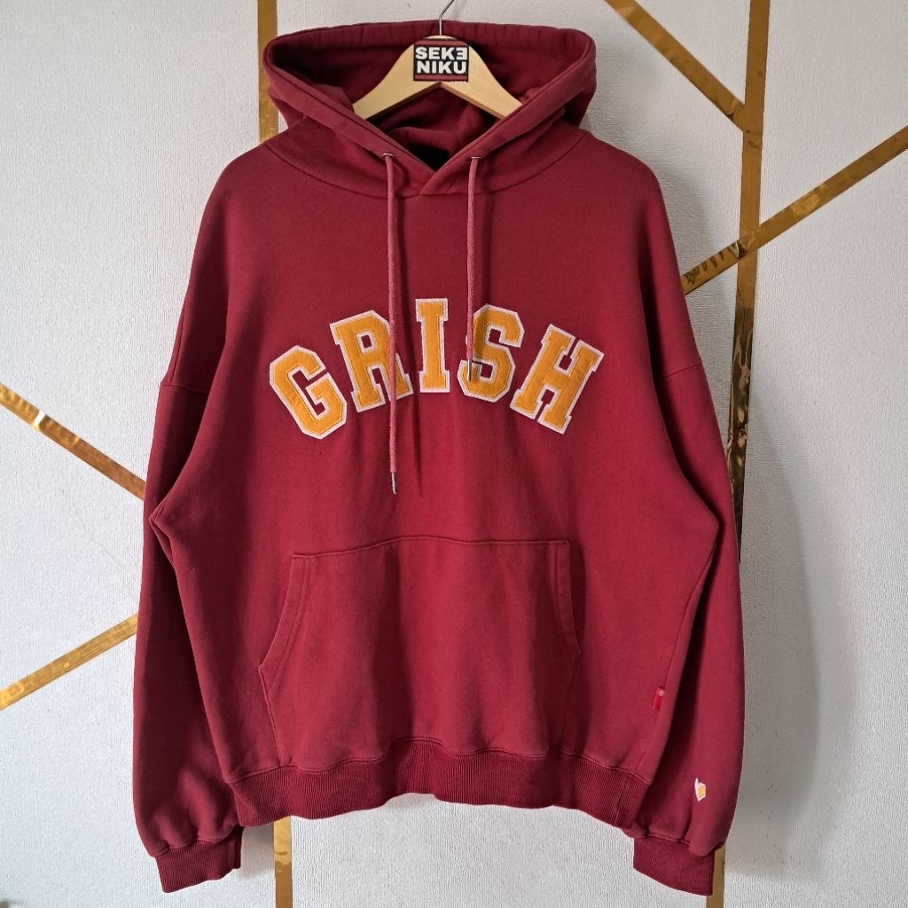 Hoodie GRISH Bordir Idol KPop Doyoung NCT DREAM Bahan fleece tebal berat