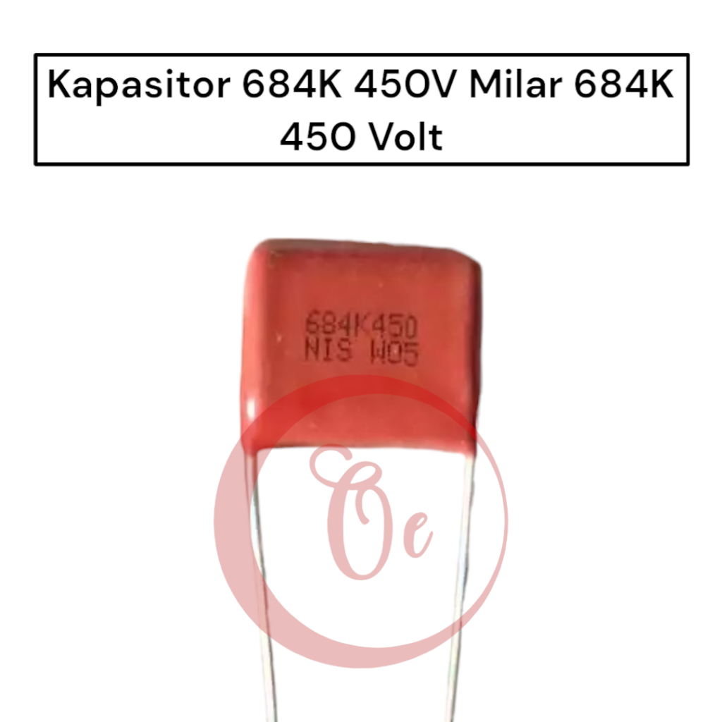 Kapasitor 684K 450V Milar 684K 450 Volt