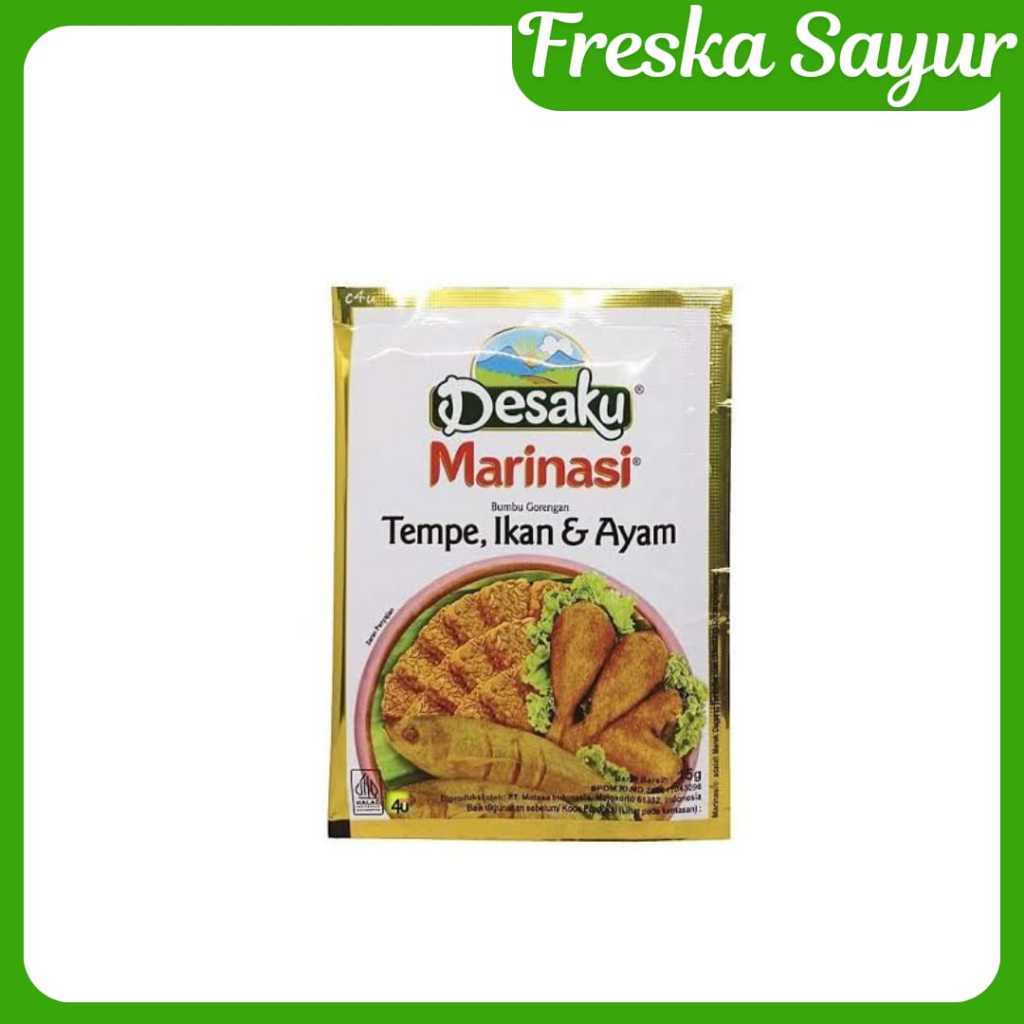 

Bumbu Racik Desaku Marinasi Tempe & Ikan Goreng
