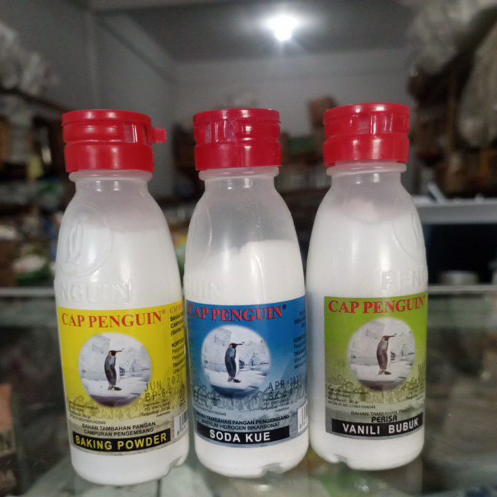

pinguin soda kue pinguin baking powder pinguin vanilli